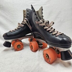 Dominion Roller Skates Leather Black Women's 8.5 / Men's 7 Luminous Wheels Canad
